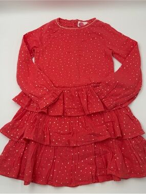 Mini Boden star print dress 8-9